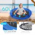 VIVOHOME Saucer Tree Swing, 41" inch Swing with 900D Oxford Waterproof, 2 Hanging Straps, 600lbs Support for Kids, Adults - VH558-BL