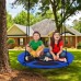 VIVOHOME Saucer Tree Swing, 41" inch Swing with 900D Oxford Waterproof, 2 Hanging Straps, 600lbs Support for Kids, Adults - VH558-BL