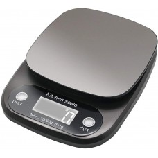 Digital Kitchen Scale Stainless Steel 22 lb 10kg Max with Led Display and Tare Function