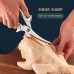 Multipurpose Kitchen Scissors Heavy Duty Bone Cutting Cooking Shears with Serrated Edge for Meat, Chicken, Fish, Bone