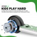 GKS Lumios Kids Electric Scooter with 150W Motor, 6 inch Flash Front Wheel, 12 KM/H & 10 KM Range for Kids, Ages 6-12