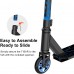 Beginner Stunt Scooter with HIC Compression, Light Weight Deck, 3.9" Tires, 176 lbs Max Capacity for Kids, Adults - T01