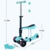 2 in 1 Adjustable Scooter with Removable Seat, LED Light-Up Wheels for Children Kids - YL-04