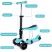 2 in 1 Adjustable Scooter with Removable Seat, LED Light-Up Wheels for Children Kids - YL-04