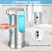 Automatic Soap Dispenser, 400ml Touchless Soap Dispenser with On/Off Switch, Adjustable, Infrared Motion Sensor for Home, Kitchen, Bathroom