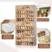 ANTBOX Portable Shoe Rack Organizer, Stackable Sneaker Organizer Cabinet with Magnetic Door, Folding Design, Clear Plastic Storage Container, 10 Tier 40 Pairs (Clear) - SC2-D10A(C)