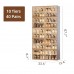 ANTBOX Portable Shoe Rack Organizer, Stackable Sneaker Organizer Cabinet with Magnetic Door, Folding Design, Clear Plastic Storage Container, 10 Tier 40 Pairs (Clear) - SC2-D10A(C)