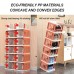 6-Tier Shoe Storage Rack, Compact Narrow Shoe Cabinet Organizer for Home, Bedroom, Entryway, Closet - W-12014