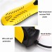 Portable Shoe Dryer & Boot Dryer with Timer Switch, Dual-Core PTC Heating, Heat Dissipation Vents, Adjustable 19.5–21.5 cm Design, Yellow Electric Footwear Dryer for Shoes, Boots, Gloves & Socks