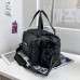 Large Black Duffle Bag | Lightweight Shoulder Travel Bag with Adjustable Strap, Carry Handles, Side Pockets, Spacious 56cm Weekender Gym Bag for Travel, Sports, School & Daily Use