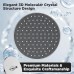 8" Inch Round Shower Head, High Pressure Rain Shower Head, Replacement Adjustable Shower Head