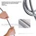 INTEXCA Extra Long Shower Hose 2.45 Meters/ 96 Inches/ 8 Ft. Flexible 304 Stainless Steel Extra Long with Brass Fittings - Polished Chrome