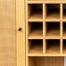 Sideboard Cabinet, Accent Storage Cabinet with Adjustable Shelves, Wine Rack for Home, Kitchen, Dining Room - SMT-WR034OAK
