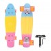 SGODDE 22 inch Kids Mini Skateboard with LED Wheels for Beginners, Girls, Boys, Teens