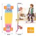 SGODDE 22 inch Kids Mini Skateboard with LED Wheels for Beginners, Girls, Boys, Teens