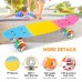 SGODDE 22 inch Kids Mini Skateboard with LED Wheels for Beginners, Girls, Boys, Teens