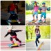 SGODDE 22 inch Kids Mini Skateboard with LED Wheels for Beginners, Girls, Boys, Teens