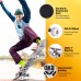 SGODDE 31 inch Skateboard for Beginners, 31" x 8" Complete Standard Skate Board, 7 Layer Maple Double Kick Concave Skateboard for Kids, Teens, Adults