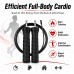 Adjustable High-Speed Jump Rope, 3 m PVC-Coated Steel Skipping Rope with Ball Bearings, Anti-Slip Handles, Tangle-Resistant Fitness Rope for Cardio, HIIT, Boxing, Home Gym Workouts