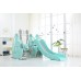 Indoor / Outdoor Four in One Kid's Slide Swing Set with Basket