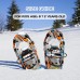 Kids Snowshoes, 17 inch Lightweight Aluminum Snowshoes with Bag for Kids, Youth 6-12 Years Old (Orange)