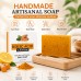 Lemon Turmeric Soap Bar, 100g, Face and Body Cleansing