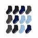 12 Pairs Toddler Socks with Non-Slip Grip Baby Boy Girl Sticky Floor Socks for 1-3/ 3-5/ 5-7/ 7-10T