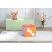 Kids Children's PU Leather Learning Upholstered Stool Toddler Chair - Dice - MSF03