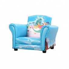 Kids Children Cartoon Mermaid Armchair Sofa