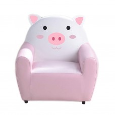 Kids Children Cute Pig Cartoon Reading Chair Sofa 