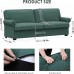 3-Seater Sofa with Rolled Arms, Removable & Washable Covers, Deep Seat and Soft Backrest – 71” Upholstered Couch for Living Room, Small Spaces 
