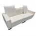 82" inch Modern Sofa, 2 Seater Modular Sofa with Extra Wide Armrests & 4 Throw Pillows for Home, Living Room - 4002