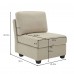 PALMILLA Armless Sofa, Middle Modular Customizable Sectional Sofa with Storage for Home, Living Room - SF20240221