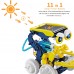 11-in-1 Solar Educational Robot Kit, Kids DIY STEM Toy for Educational Learning, Creative Fun - 220B