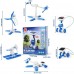 6-in-1 Solar Robot Science Kit, STEM Learning Building Toys for Kids, Powered Propeller Engines Educational Kit, Walking Robot/ Air Boat/ Windmill/ Plane