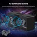 Mini PC Speakers, Stereo Mini USB Speakers with RGB LED Lighting, Portable Sound Boxes, 3.5 mm Jack for Desktop Laptop Smartphone - AS06