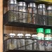 5-Tier Spice Rack Organizer, Hanging Wall Mount Spice Organizer for Cabinet, Pantry Door (Black) - B2045 