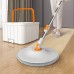 Spin Mop Bucket Set, Self Wringing Mope with 4 Microfiber Pads, Self Separation Dirty Clean Water System for Floor Cleaning, Hardwood, Laminate, Tile - WYL-801
