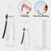 Portable Fine Mist Spray Bottle, Manual Pump Facial Mister with Refillable Water Tank, Wrist Strap, Compact Travel Mist Sprayer for Face, Hair, Office, Outdoor Cooling, White Portable Fine Mist Spray Bottle, Manual Pump Facial Mister with Refillable Water Tank, Wrist Strap, Compact Travel Mist Sprayer for Face, Hair, Office, Outdoor Cooling, White