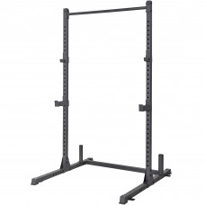 Squat Rack 800LB Capacity Power Rack 2"x 2" Steel Power Cage Exercise Stand with 2 J-Hooks for Bench Press, Weightlifting and Strength Training - 1026783
