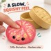 Glitter Bun Squishy Toy Steamer Case Random Color