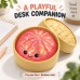 Glitter Bun Squishy Toy Steamer Case Random Color