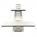 HARMONI Wooden Standing Desk, Laptop Desk Attachment Height Adjustable Stand Table Raiser for Home, Office (White)