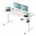 Electric Standing Desk, 140 x 60 cm Steel Adjustable Height Desk, Quick Assembly, Ultra-Quiet Motor - SM22F-05R-1460