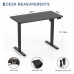 Electric Standing Desk, 140 x 60 cm Steel Adjustable Height Desk, Quick Assembly, Ultra-Quiet Motor - SM22F-05R-1460