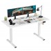 Electric Standing Desk, 160 x 70 cm Steel Adjustable Height Desk, Quick Assembly, Ultra-Quiet Motor - SM22F-05R-1670