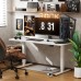 Electric Standing Desk, 160 x 70 cm Steel Adjustable Height Desk, Quick Assembly, Ultra-Quiet Motor - SM22F-05R-1670