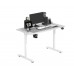 MSW Electric Standing Desk, 110 x 60 cm Steel Adjustable Height Desk, Quick Assembly, Ultra-Quiet Motor - V3-1160