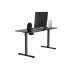 MSW Electric Standing Desk, 140 x 60 cm Steel Adjustable Height Desk, Quick Assembly, Ultra-Quiet Motor - V3-1460