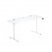 MSW Electric Standing Desk, 140 x 60 cm Steel Adjustable Height Desk, Quick Assembly, Ultra-Quiet Motor - V3-1460